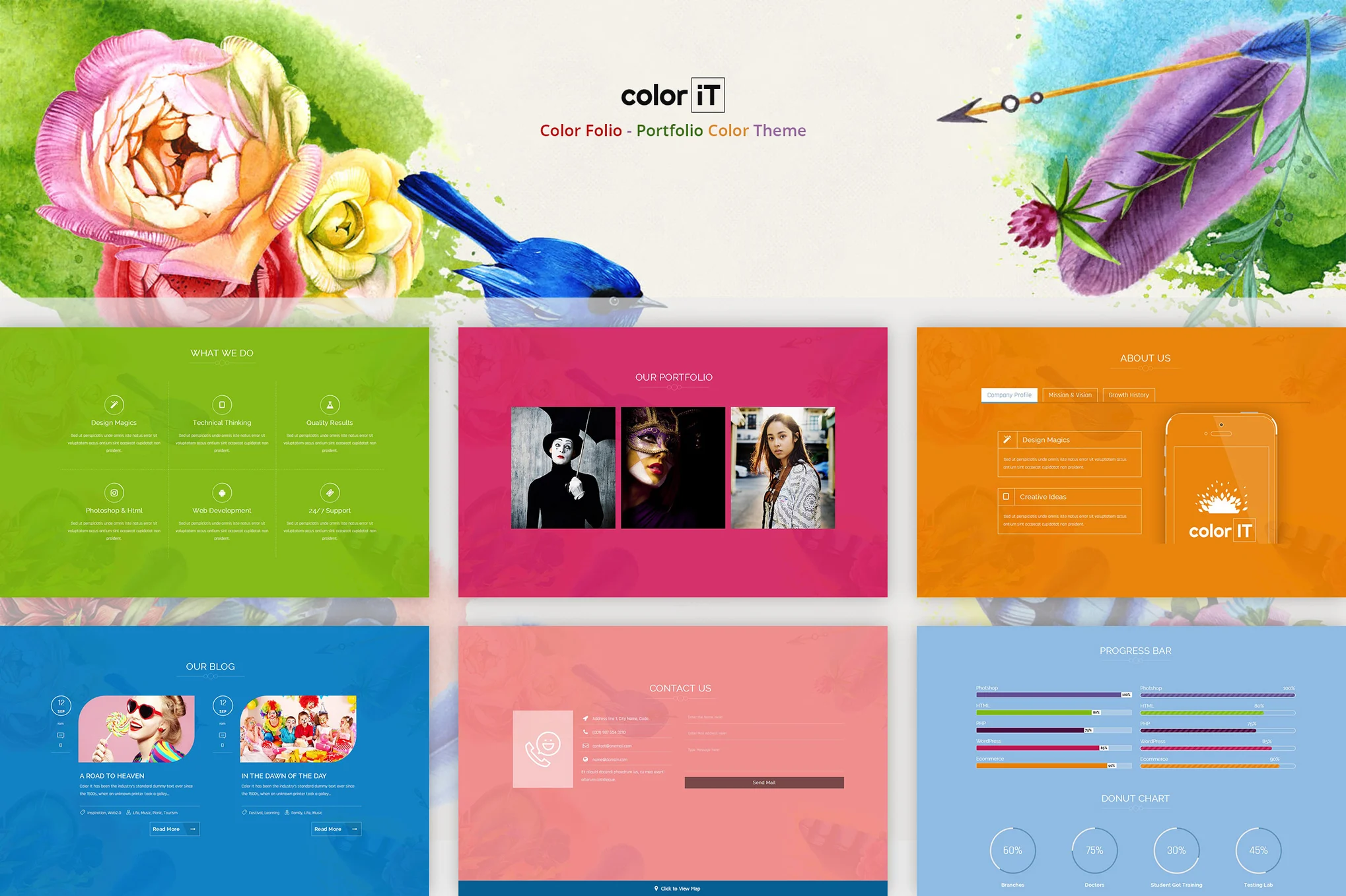 Color Folio - Portfolio Color Theme